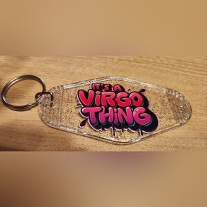Virgo Zodiac Keychain - Multicolor